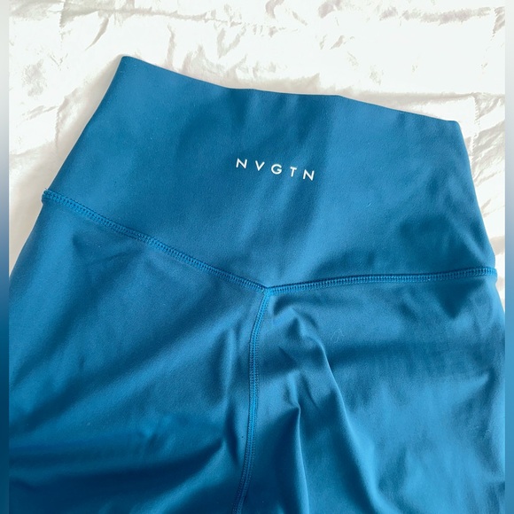 NVGTN Pants - Medium NVGTN women’s workout leggings deep teal color, buttery soft stretchy